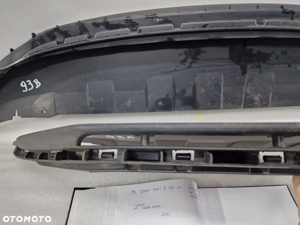 SKODA FABIA II 2 LIFT 08- SPOJLER / DOKŁADKA / OSŁONA POD ZDERZAK PRZEDNI PRZÓD , NR 5J0807061C , NR AUKCJI NSŁ93 - 4