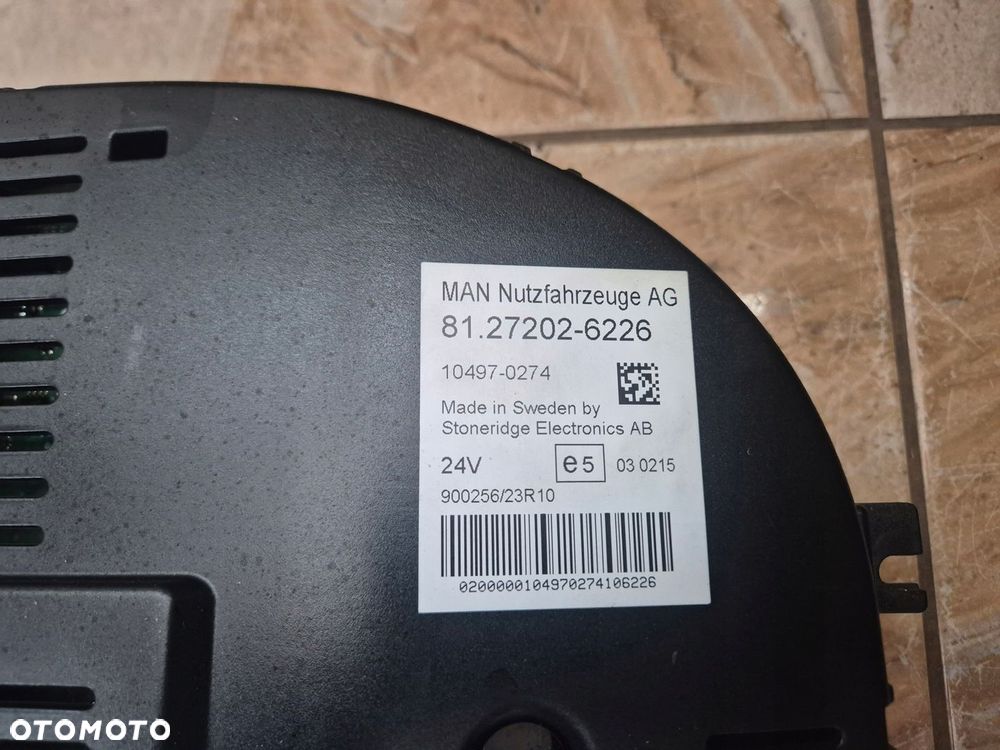 Licznik zegary tablica MAN TGX TGS TGL TGM EURO 5 81272026226 - 3