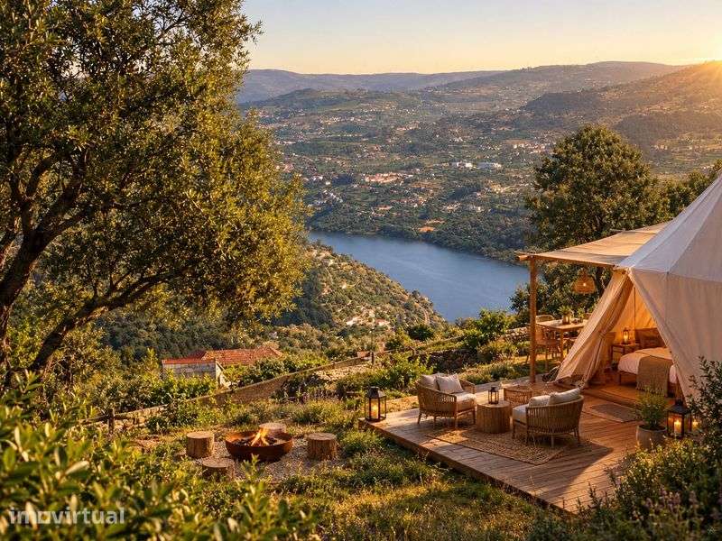 Vende-se terreno rústico em Ancede, com vista rio Douro