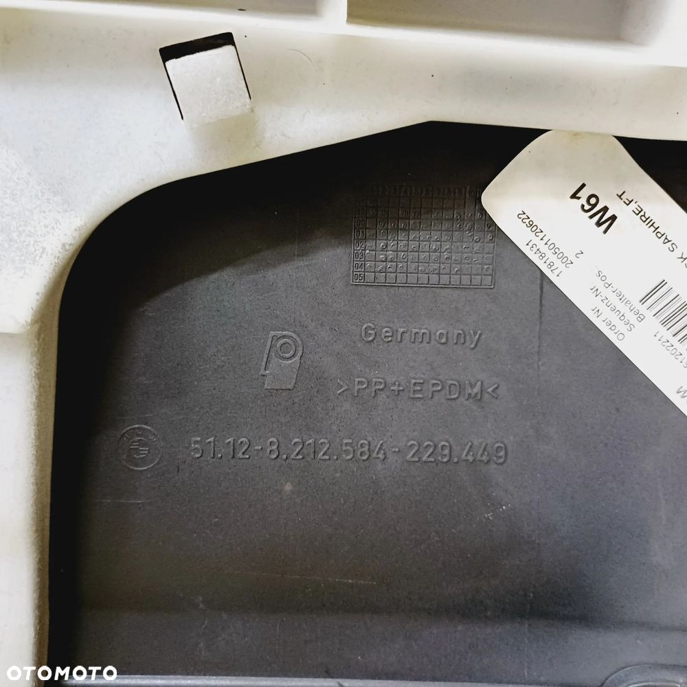 ZDERZAK TYŁ TYLNY PDC BMW E46 KOMBI LAK. 475/9 8212584 / 51128212584 NR506 - 13