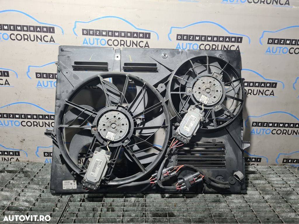 Electroventilator Audi Q7 3.0 2005 - 2009 Automata (795) 0130307091 - 4