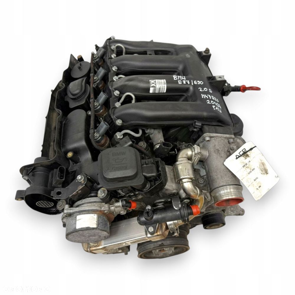 SILNIK M47D20 BMW E81 E87 E88 2.0 D DIESEL 204D4 diesel kompletny 164 555km - 3