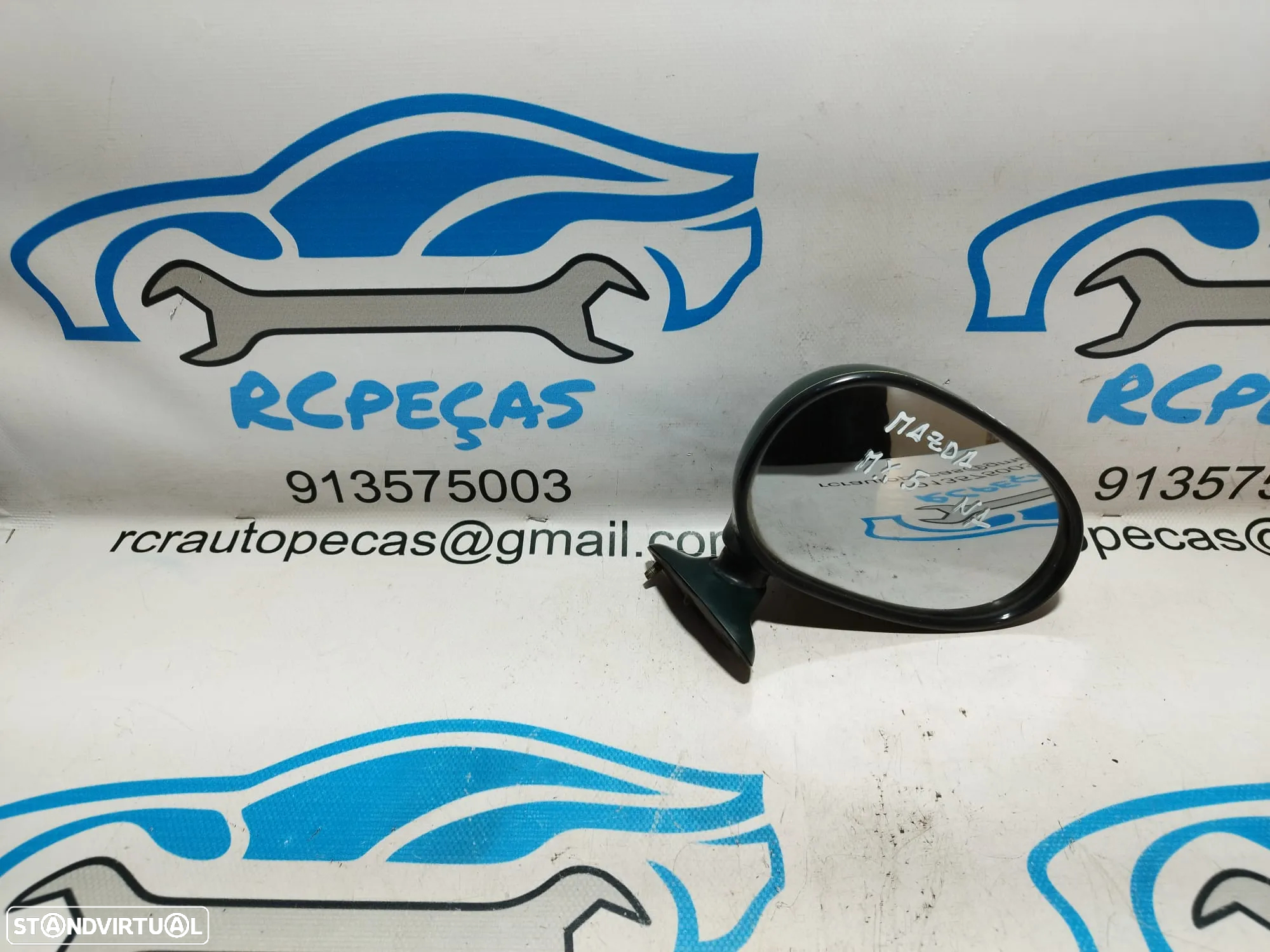 ESPELHO RETROVISOR DIREITO MAZDA MX5 I 1 MK1 NA IHMC507 MANUAL ESPELHOS RETROVISORES - 2