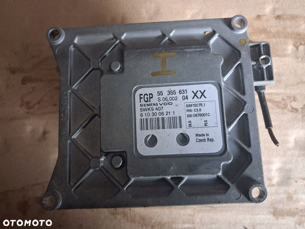 Komputer sterownik silnika Opel Vectra C 1.8 16v 55355631 - 1