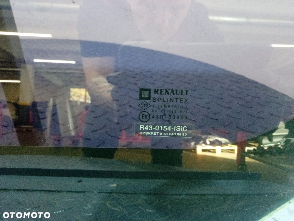 OPEL VIVARO A TRAFIC II SZYBA BOCZNA DRZWI PRZESUWNYCH PRAWY BOK 03R - 3