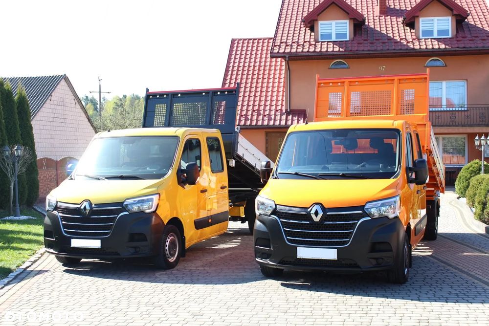 Renault MASTER / MOVANO / BRYGADÓWKA / DOKA / WYWROTKA / 6 OSÓB / POLSKI SALON / NISKI PRZEBIEG / - 2