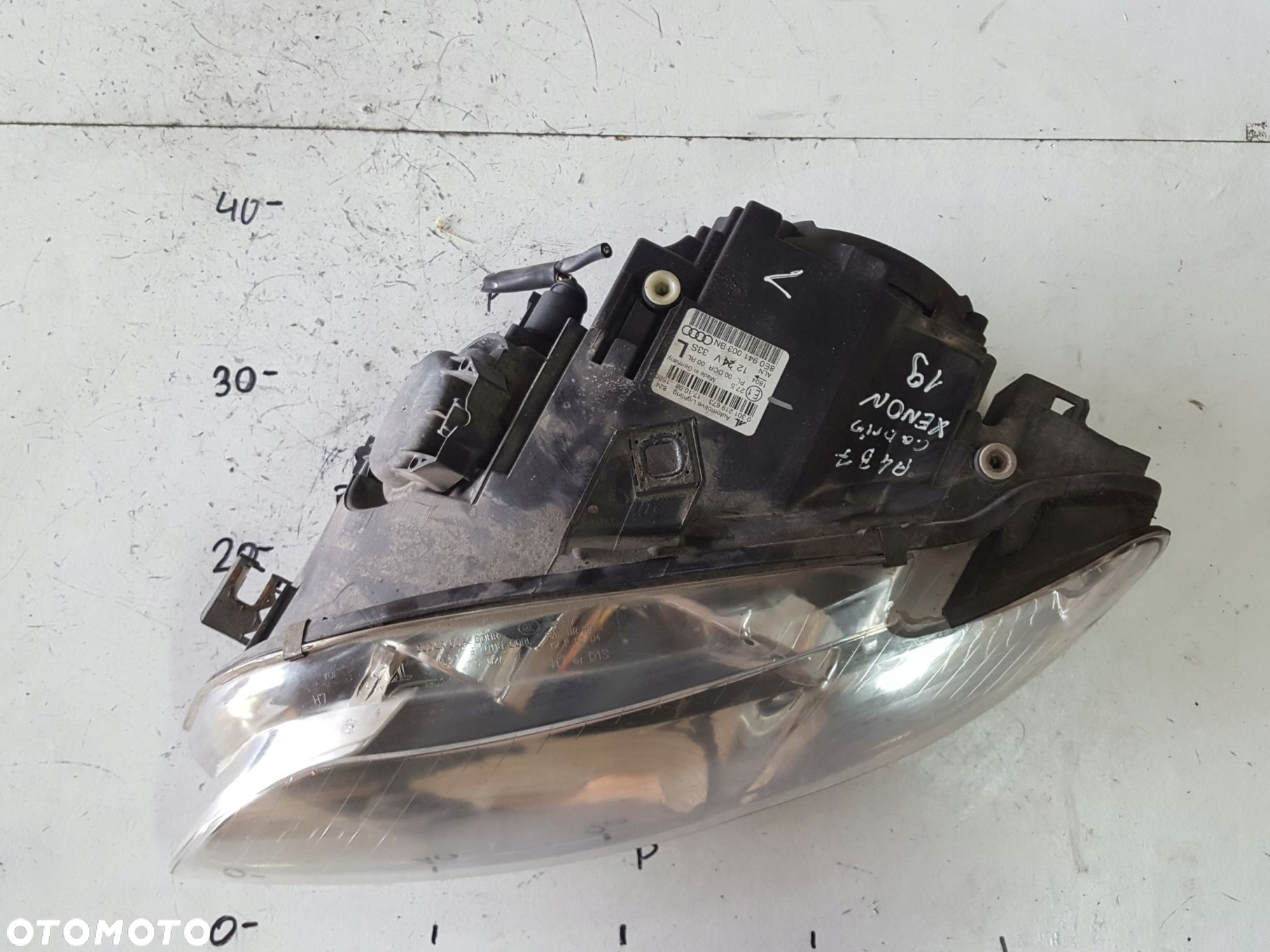 AUDI A4 B7 04-07r LAMPA BI-XENON LEWA PRZÓD ANGLIK - 9