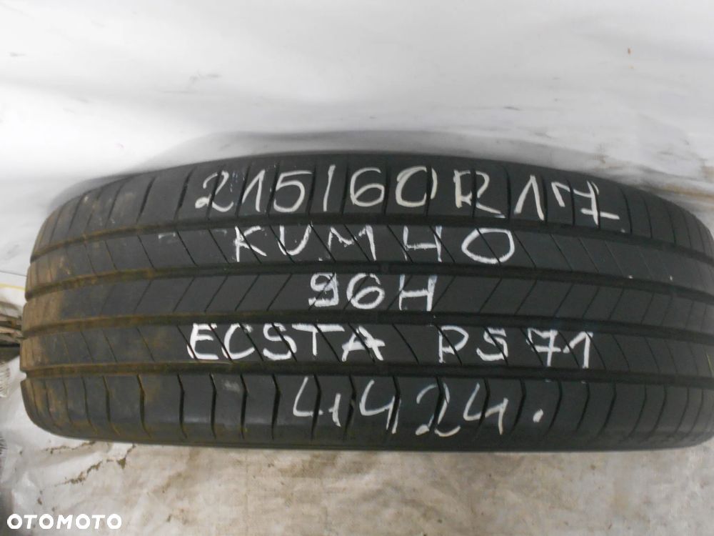 OPONY  215/60R17 KUMHO ECSTA PS71 DOT 1925 /  2424 6.8MM - 2