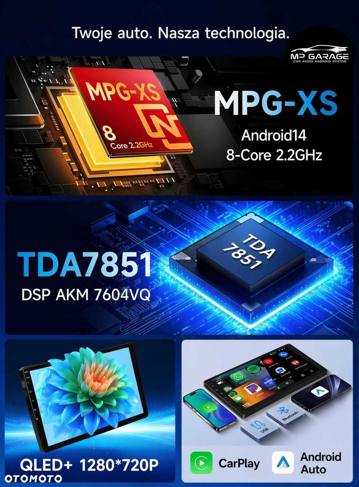 Radio Nawigacja Volvo XC90 Android_14 CarPlay AndroidAuto Qled LTE Montaż Gwarancja! - 7