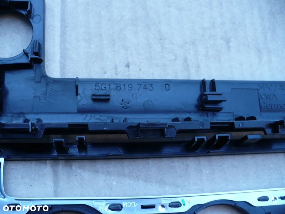 vw golf 7 VII oslony dekory deski konsoliEU - 10