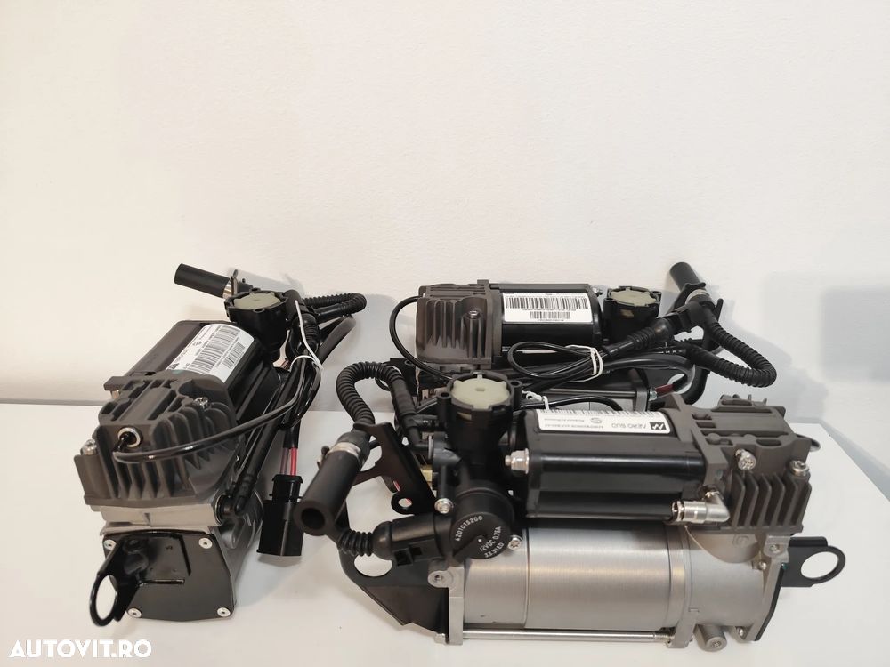 Compresor perne aer Audi VW BMW Porsche Tesla, kit reparatii, bloc valve, supape perne, piese noi suspensie pneumatica - 8