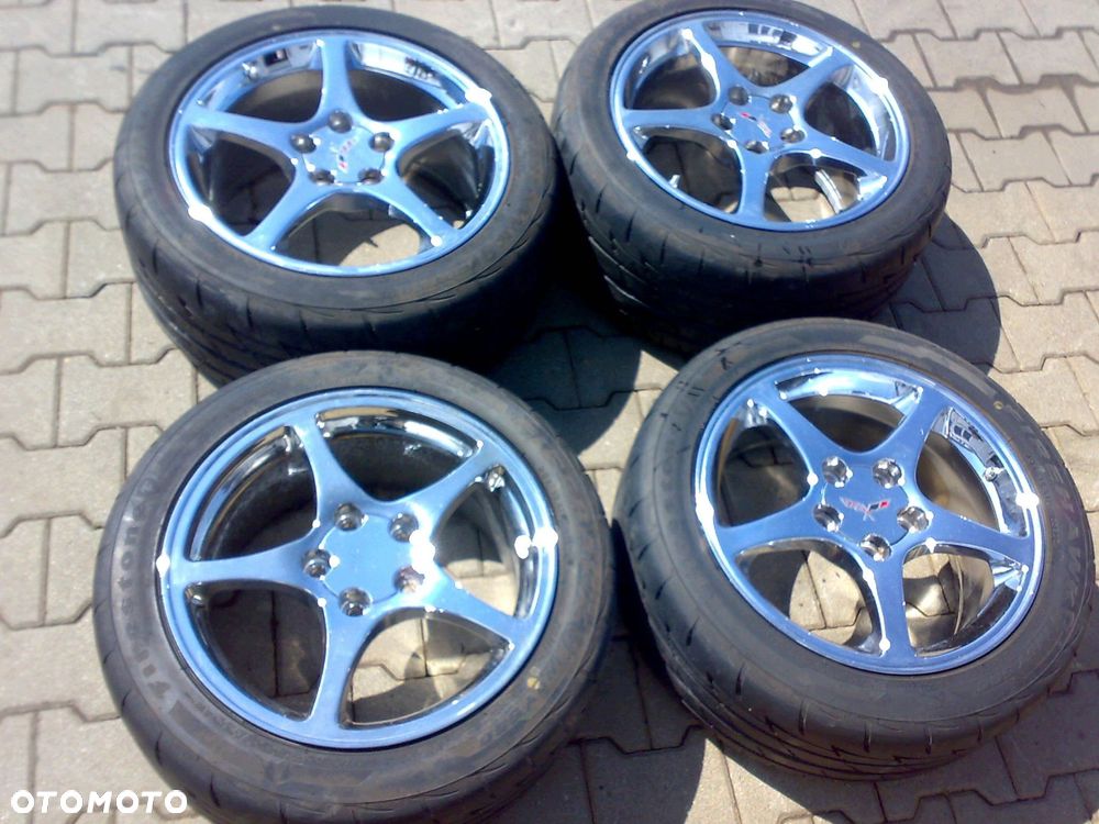 corvette c5 - koła felgi opony 17'' 18'' orginał 5x120 idealne - 1