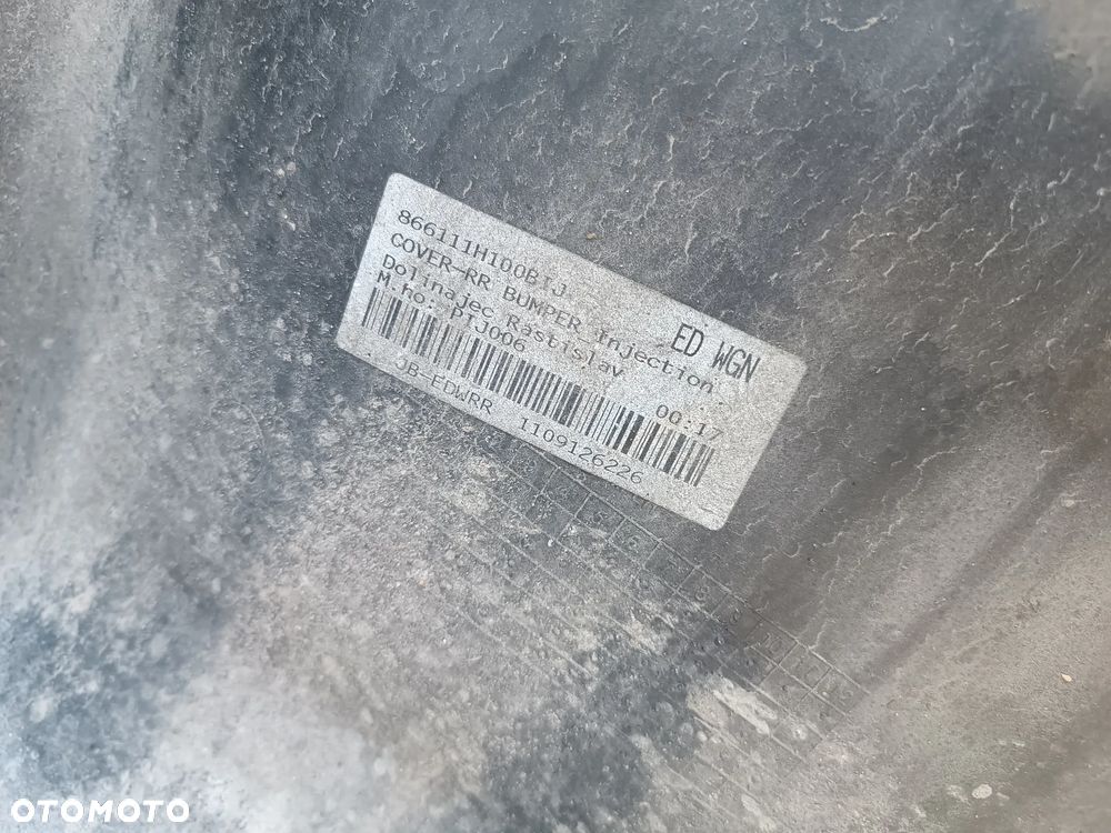 ZDERZAK TYŁ TYLNY KIA CEED I SW KOMBI 2006r- EUROPA CZARNY 1K Z CZUJNIKAMI PDC - 5