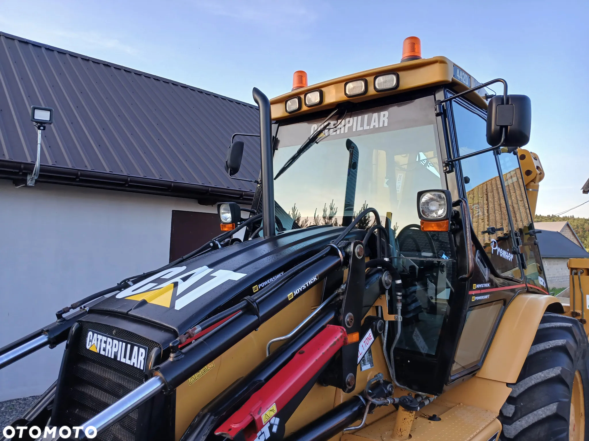Caterpillar 442D/BEZ LUZÓW/JOYSTICK/SUPER STAN - 15