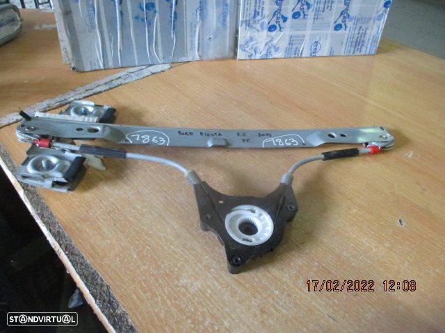 Elevador Sem Motor 8A61A2320001 FORD FIESTA 2013 5P FE FORD FIESTA 6 FASE 1 2010 1.4TDCI 70CV 5P CINZA FE - 1