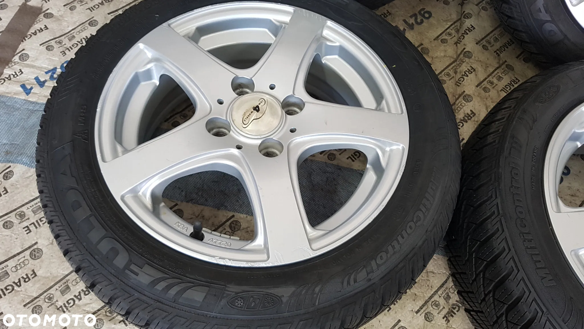 KOŁA CAŁOROCZNE CITROEN C1 TOYOTA AYGO PEUGOT 1008 4X100 155/65R14 5,5JX14 ET35 - 13
