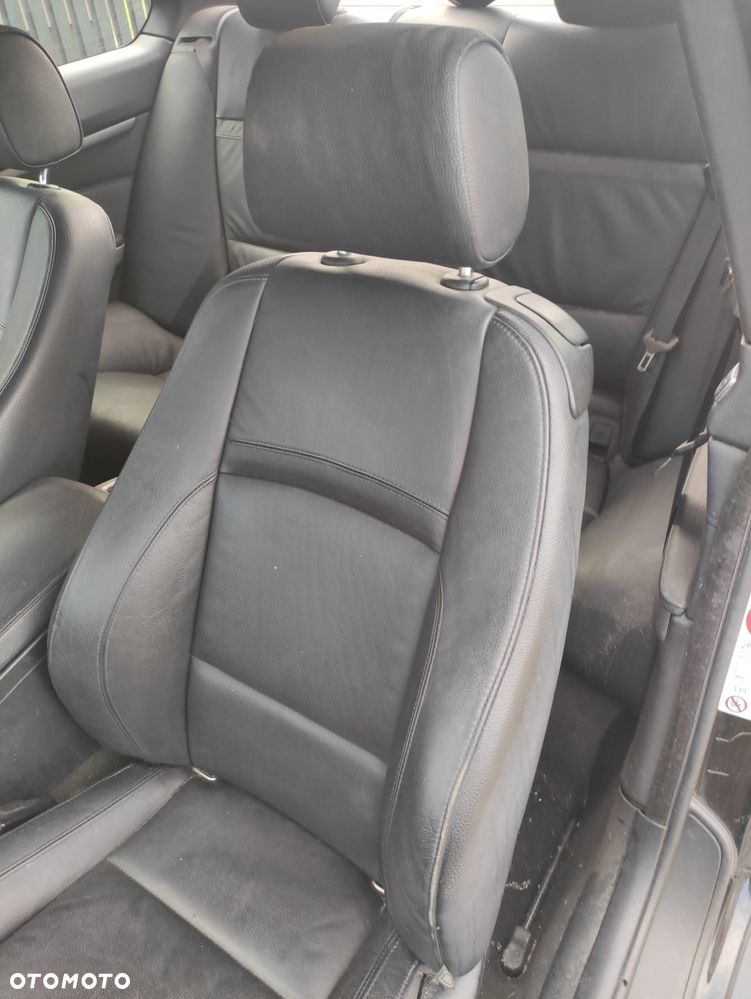 FOTEL LEWY PRZÓD PRZEDNI M PAKIET CZARNA SKÓRA GRZANY BMW E92 LIFT - 4