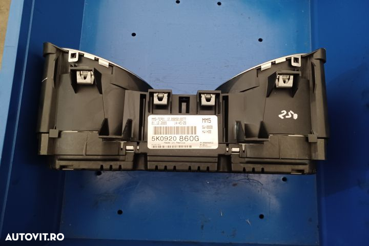 Ceasuri bord 5K0920860G 1.6 CAY Volkswagen VW Golf 6 [2008 - 2015] Va - 4