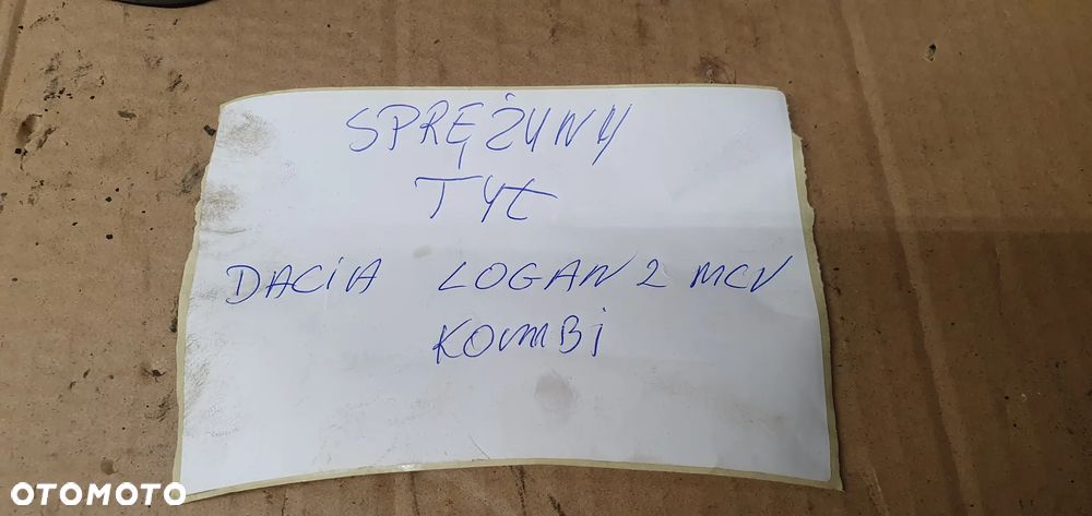Sprężyny zawieszenia tył tylne Dacia Logan II Kombi - 7