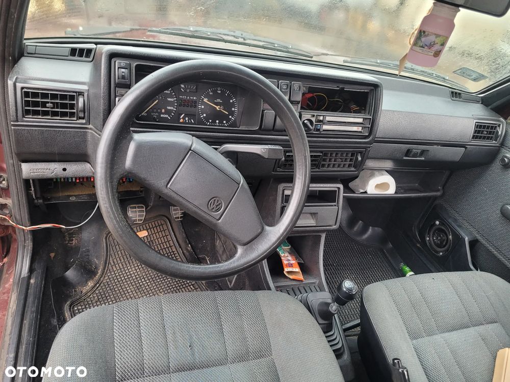 VW VOLKSWAGEN GOLF 2 II fotel fotele kanapa deska kokpit podsufitka boczek boczki klamka podłokietnik licznik - 2