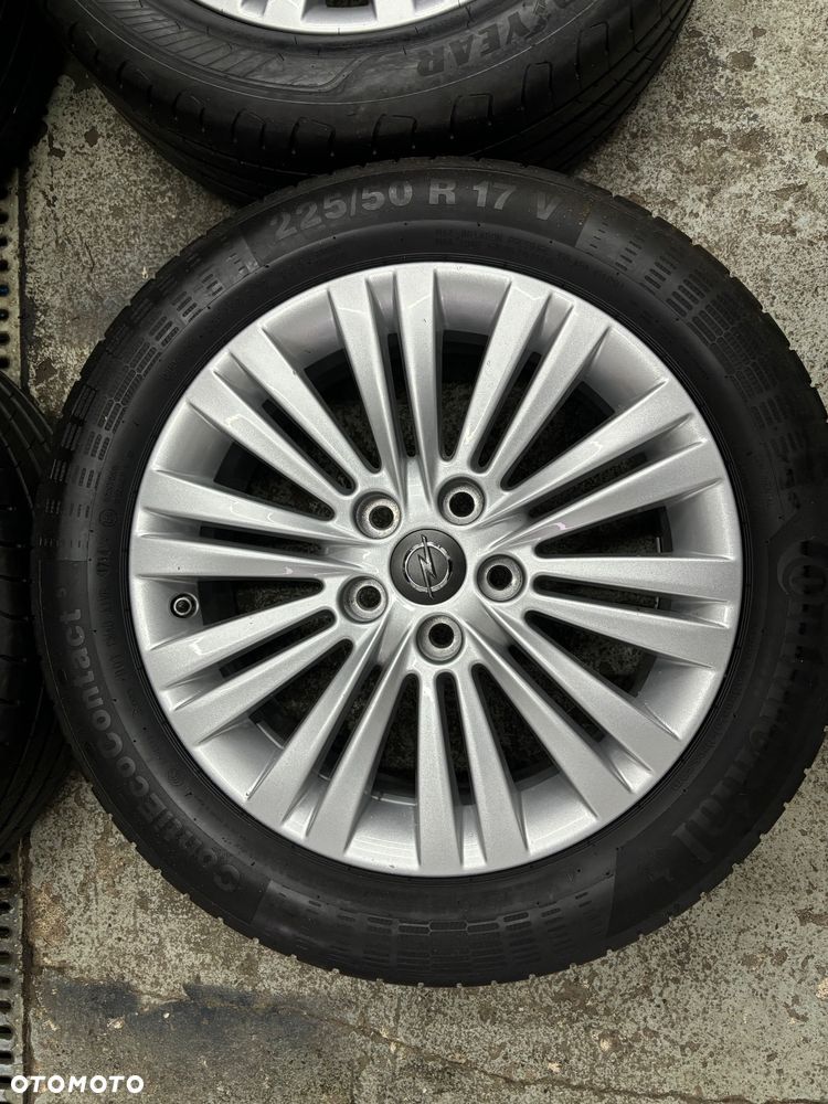 Alufelgi z Oponami Letnimi Opel 5x115 17x7J 225/50/17 GoodYear Continental - 5
