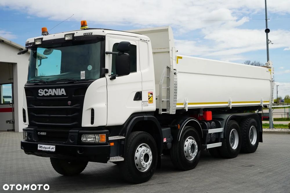 Scania G 480 / 8x4 / WYWROTKA / HYDROBURTA / BORDMATIC / MANUAL - 14