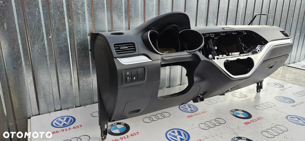 Kia Picanto 2 II 2011- Kokpit Konsola Deska rozdzielcza Poduszka kierowcy pasażera Airbag  NIE REGENEROWANA ORYGINAŁ 569001Y150EQ - 7