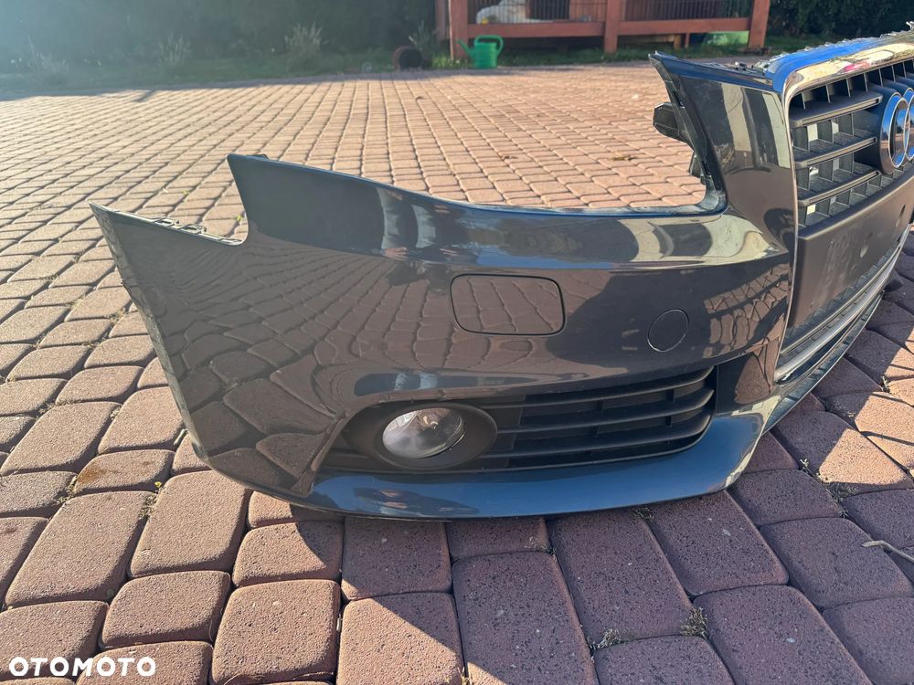 ZDERZAK PRZÓD KOMPLETNY AUDI A4 B8 SPRYSKI POD XENON - 9