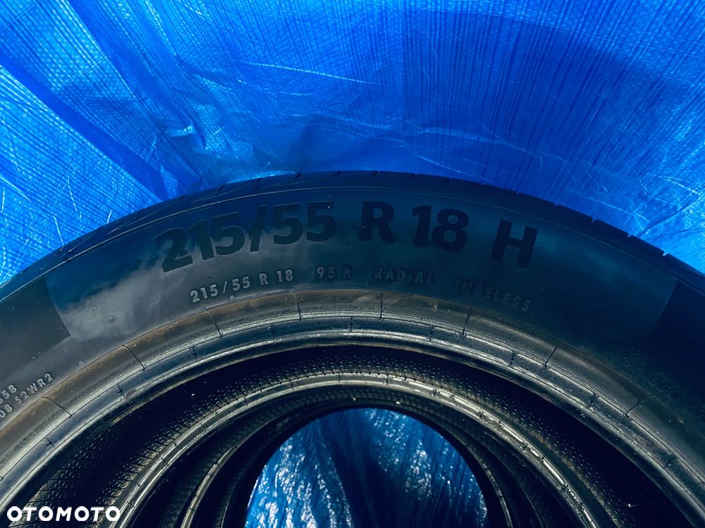 OPONA 18 OPONY LETNIE LATO KOMPLET OPON 4SZT CONTINENTAL PREMIUM CONTACT 6  215/55R18 95H BIEŻNIK 5,9MM  ROCZNIK 2022 - 9