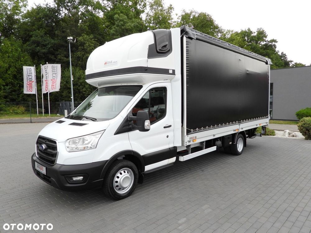 Ford TRANSIT PLANDEKA WINDA 10 PALET TEMPOMAT BLIŹNIACZE KOŁA KLIMATYZACJA  130KM - 7