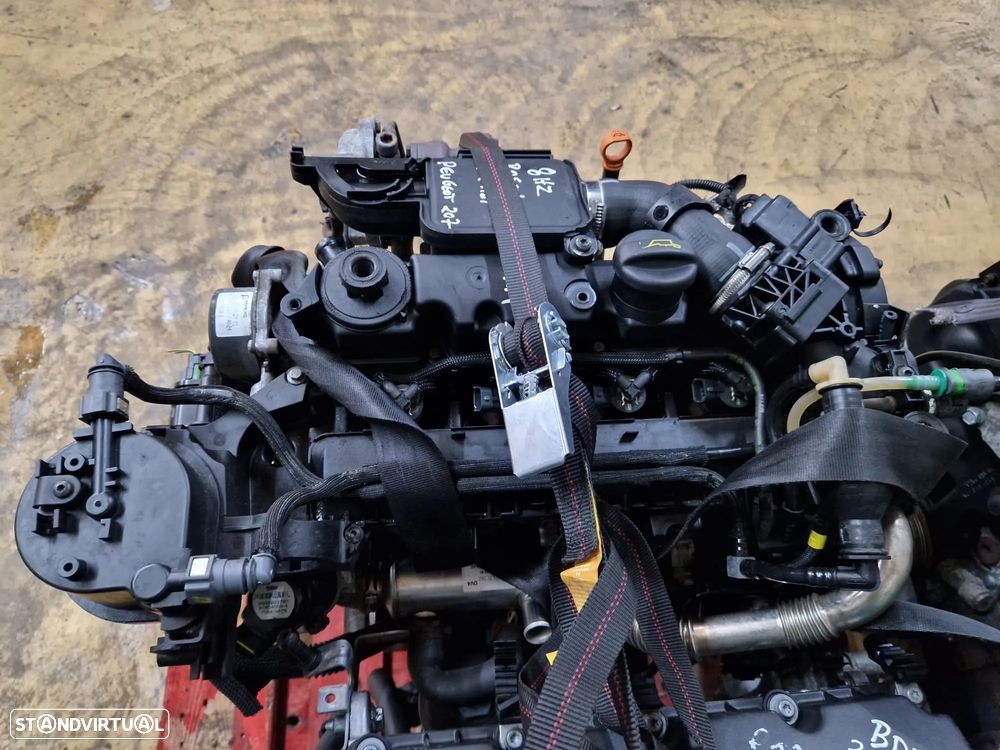 Motor usado 8HZ PEUGEOT 207 1.4 HDI 68CV CITROEN 8HX - 2