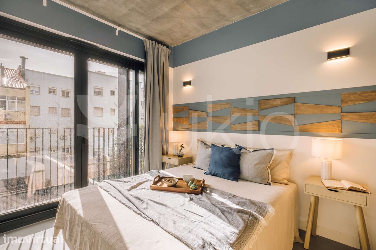 Apartamento T1 com varanda em Campo de Santana - Santa Marta - Grande imagem: 3/22