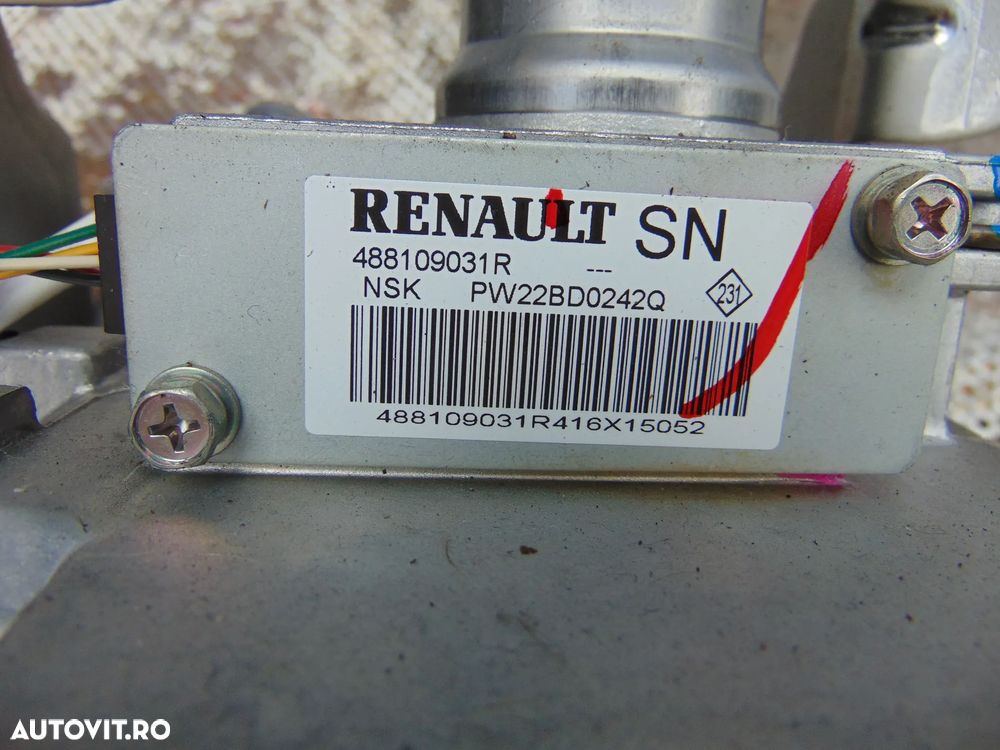 Coloana volan Renault Megane 4 an 2015-2023 cod 488109031r motoras servo megane 4 servodirectie electrica - 5