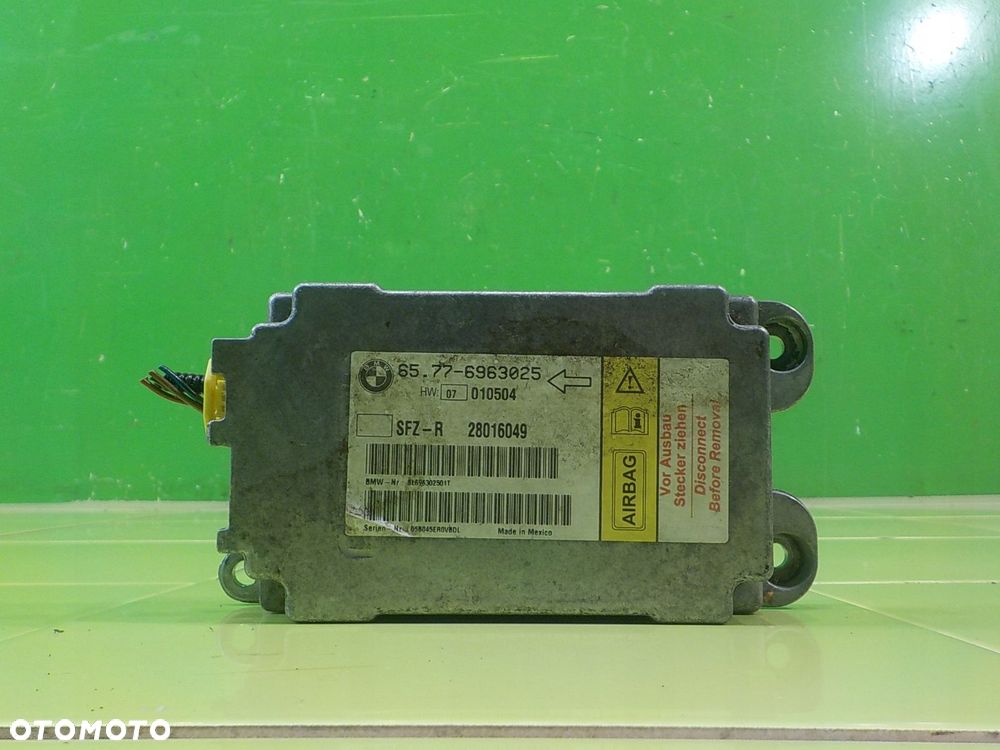 BMW 6 E64 E63 3.0 B AUT 05r CABRIO modul sensor AIRBAG 6963025 - 1