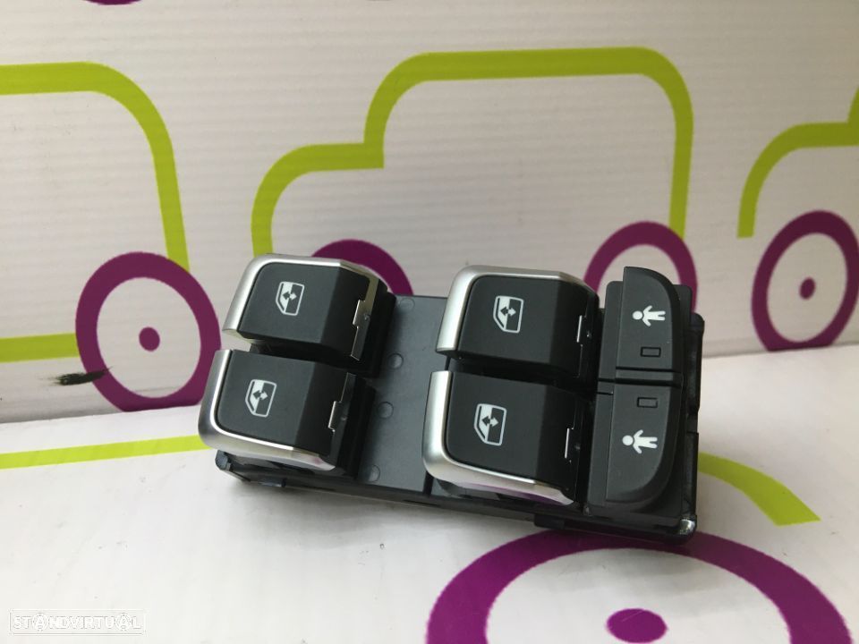Comando de Vidros Frt / Esq Audi	A3 de 2016 - Ref : 8V0959851L - NO320050 - 1