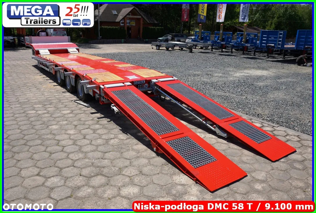 Mega Niskopodwozie 3 osie, 58 T DMC, dł. 910 cm, oś skrętna !!! - 17
