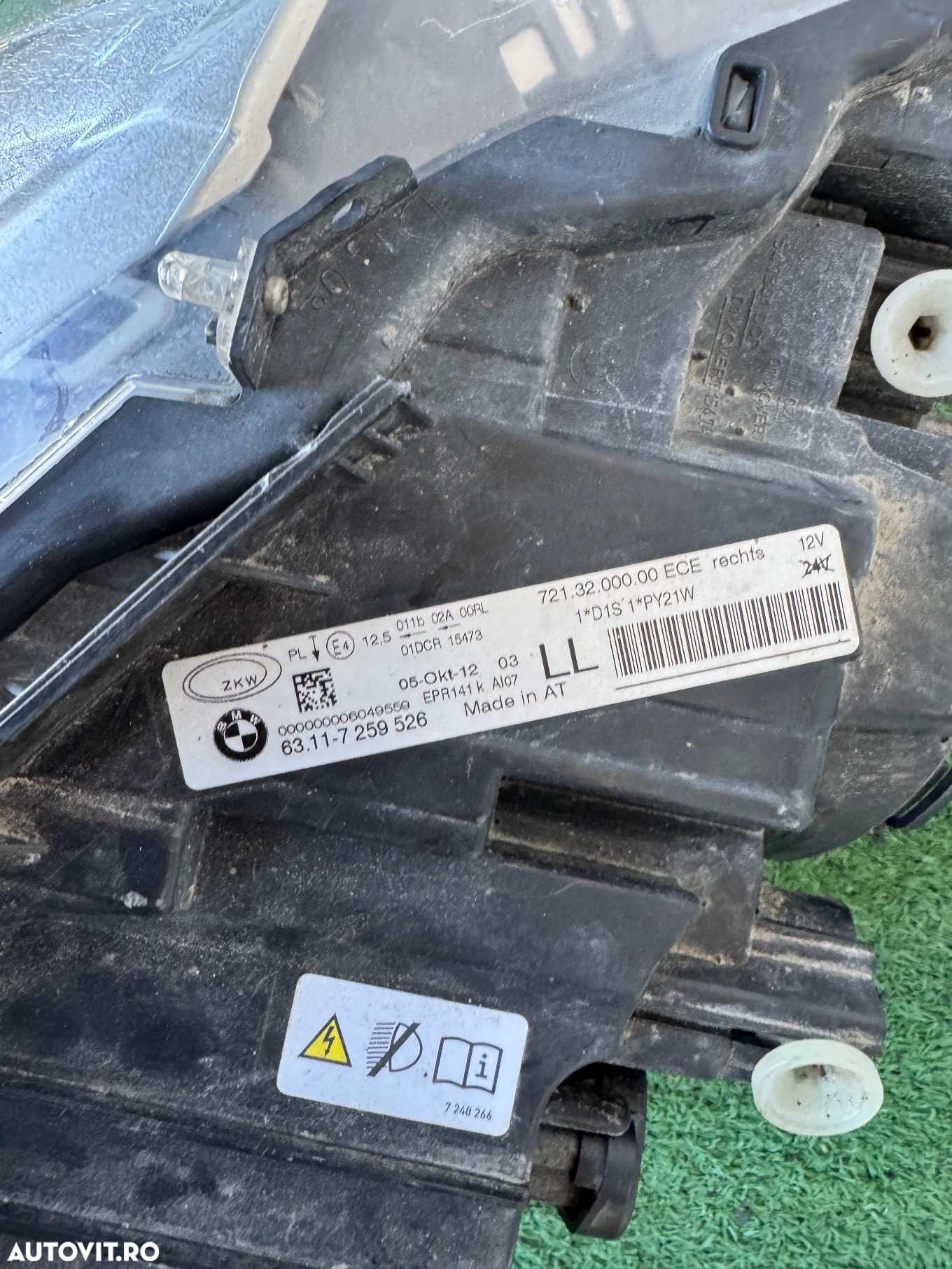 Far stanga dreapta Bmw seria 3 F30 F31 bixenon bi xenon complet - 6