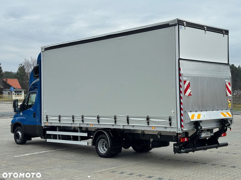 Iveco Daily 2023r Hi-Matic‼️70C21H‼️Winda Bar 1000KG // Plandeka 15 Palet Firanka‼️Spanie z tyłu Spojtrak XL Poduszki Pneumatyczne Wysokość rampowa Full LED Tempomat Salon Polska DMC7200KG Faktura Vat 23% TwinCab - 7