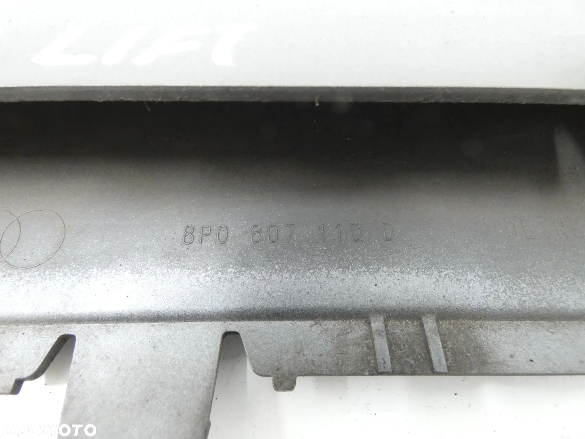 AUDI A3 8P LIFT S-LINE DOKŁADKA ZDERZAKA PRZÓD ŚRODKOWA PRZEDNIA 8P0807110D GORLICE - 8