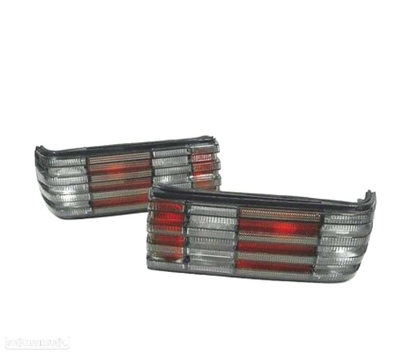 FAROLINS TRASEIROS MERCEDES S W126 80-91 BRANCO - 2