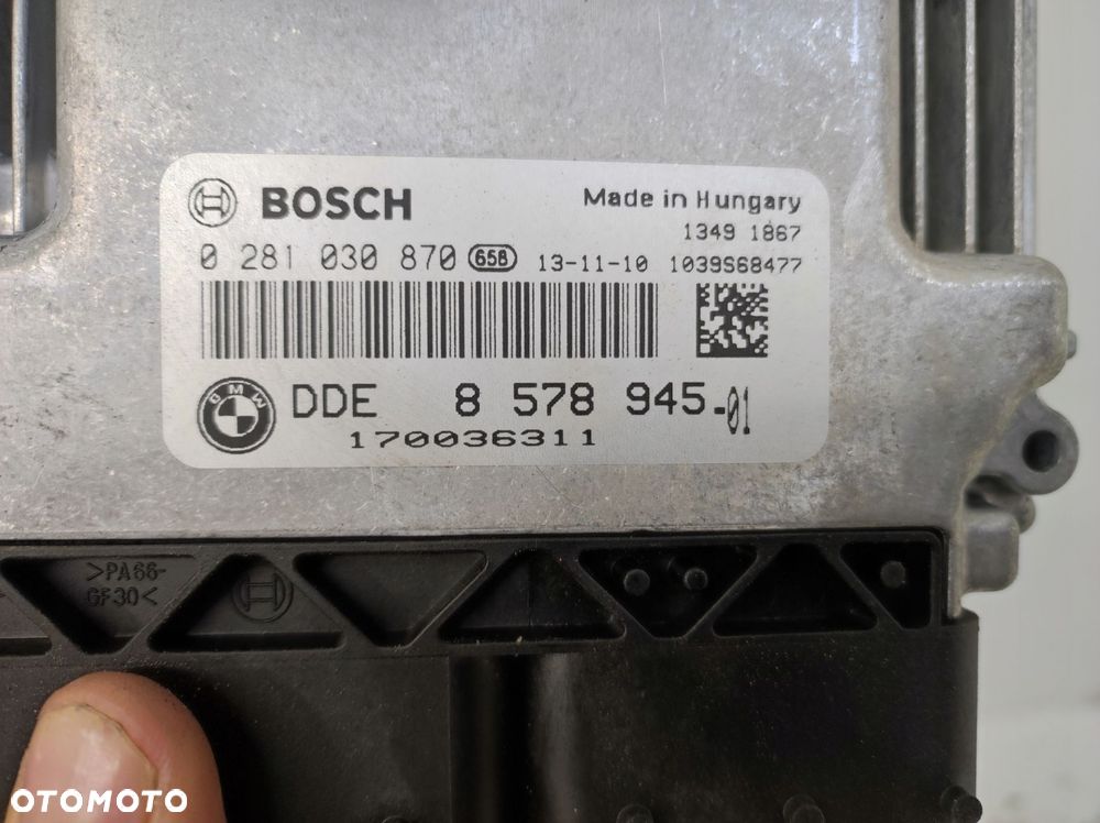 komputer sterownik moduł silnika bmw iii 3 gt f34 2.0d - 5