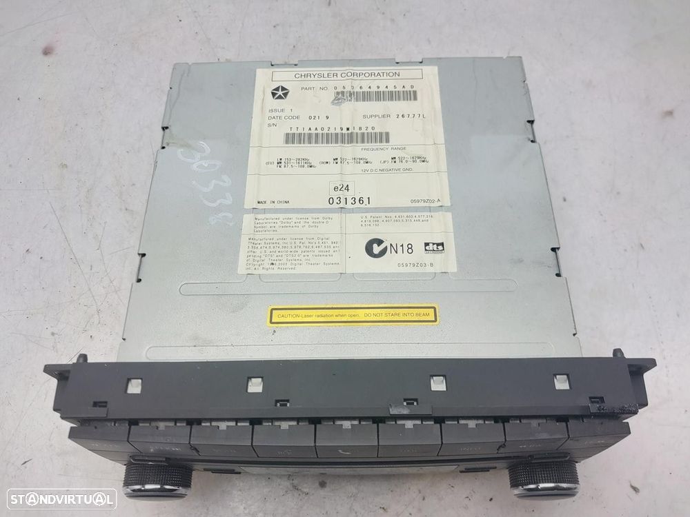 SISTEMA AUDIO / RADIO CD JEEP PATRIOT 2009 - 1