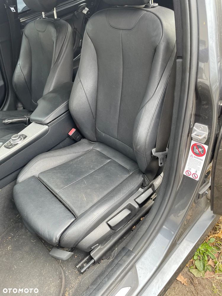 Fotele kanapa boczki bmw F30 skóra M pakiet podgrzewane - 1