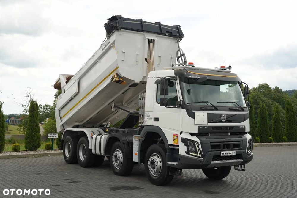 Volvo FMX 460 / 8x4 / WYWROTKA TYLNOZSYPOWA / HYDROKLAPA / PLANDEKA ELEKTRYCZNA / I- SHIFT / EURO 6 - 7