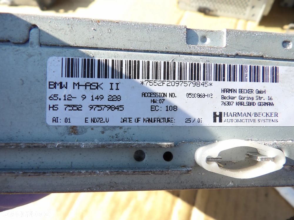 BMW - E60,E61 - RADIOODTWARZACZ CD - NAWIGACJA - 9149228 - 3