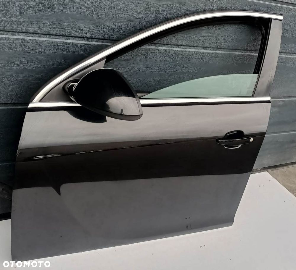 DRZWI KOMPLETNE LEWY PRZÓD -OPEL INSIGNIA A /2010 R./CZARNE-Z22C - 1