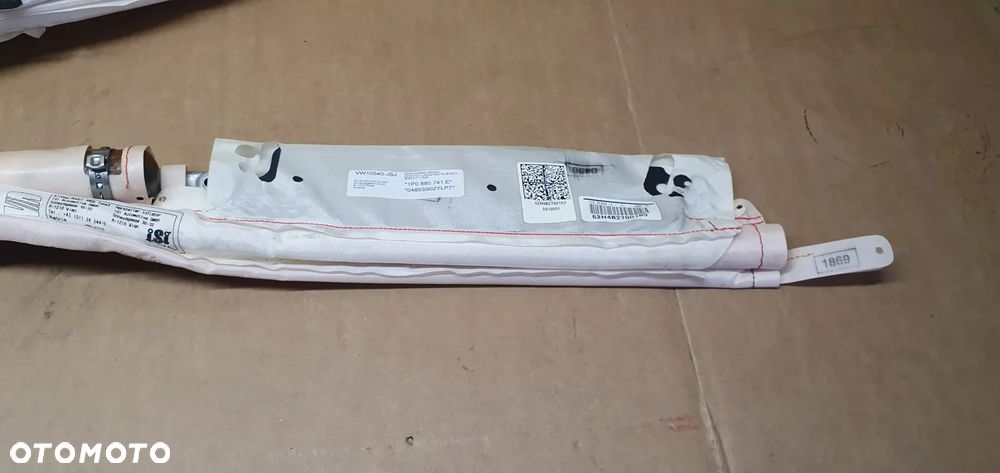 Kurtyna airbag boczna lewa Seat Leon II 1P0880741E - 4