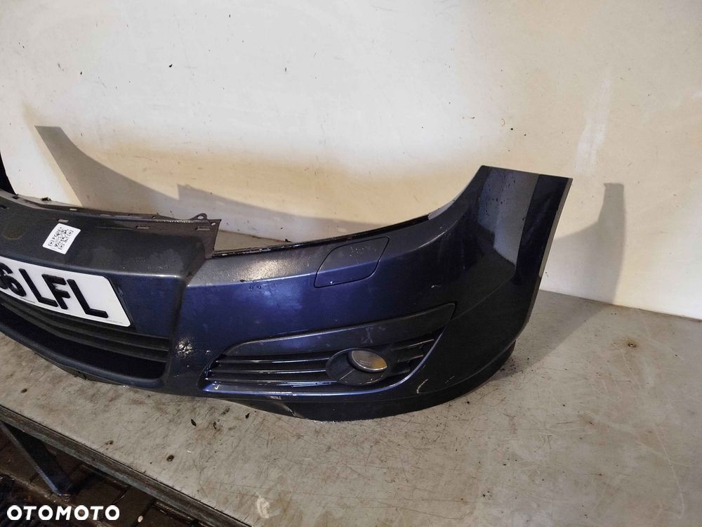 + ZDERZAK PRZÓD PRZEDNI DO OPEL ASTRA H 3 III Z168 SZARY POPIELATY HALOGENY - 2