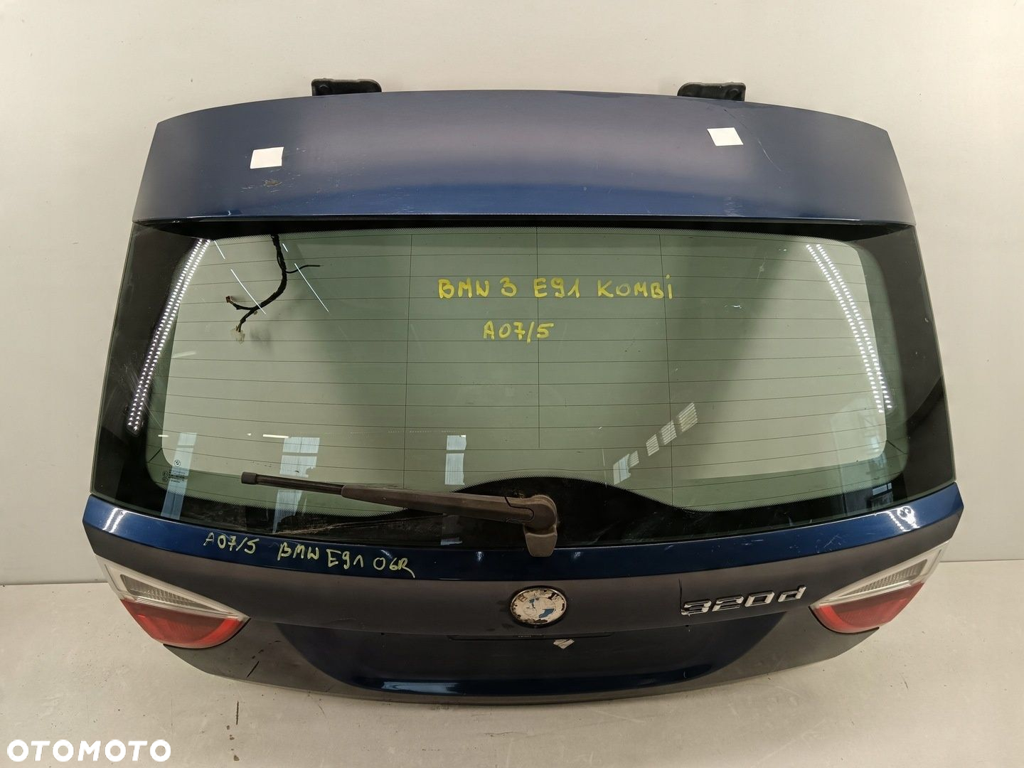 KLAPA BAGAŻNIKA TYLNA BMW 3 E91 KOMBI A07/5 KOMBI - 2