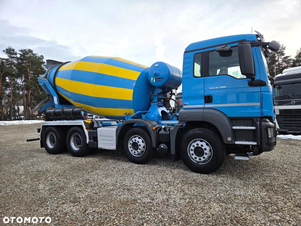 MAN TGS 32.400 / 8X4 / GRUSZKA / STETTER / 9m3 / MANUAL - 2